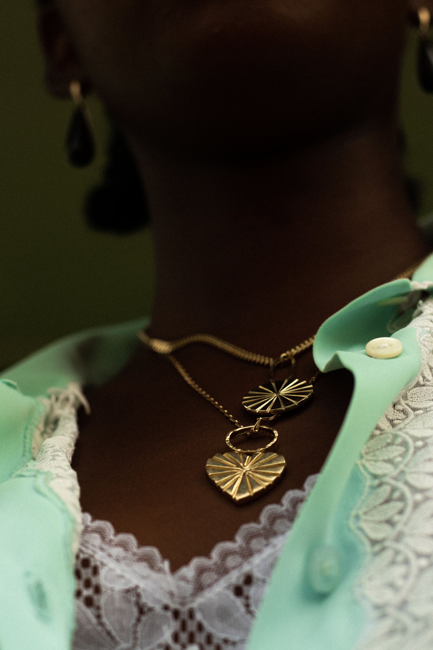 Heart filled with Rays Pendant