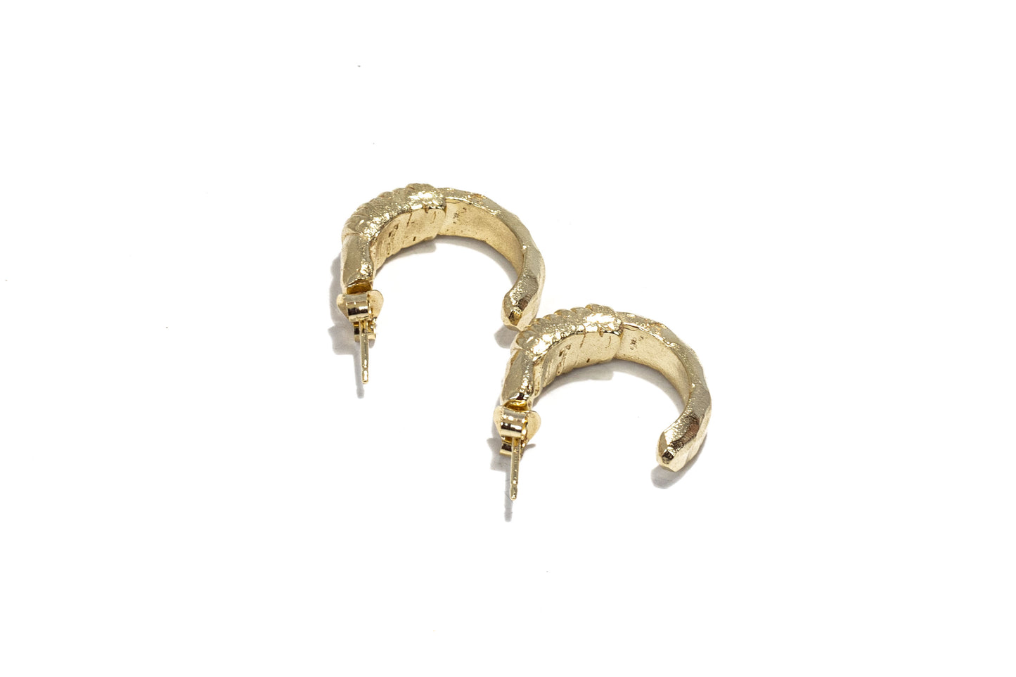 Twisted Creole Earrings